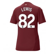 Manchester City Rico Lewis #82 Tredjedrakt Kvinner 2024-25 Kortermet